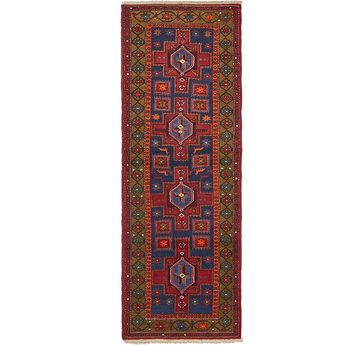 3' 5 x 9' 6 Hamedan Persian Runner ...