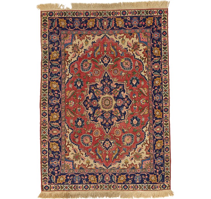 4' 5 x 6' 6 Mashad Persian Rug