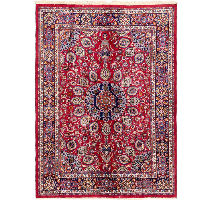8' x 11' 4 Mashad Persian Rug