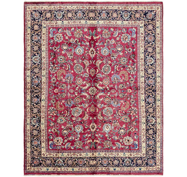 8' x 10' Mashad Persian Rug