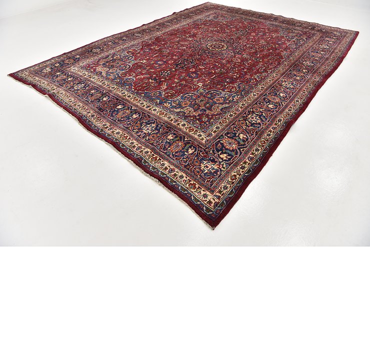 HandKnotted 9' 6 x 12' 9 Mashad Persian Rug