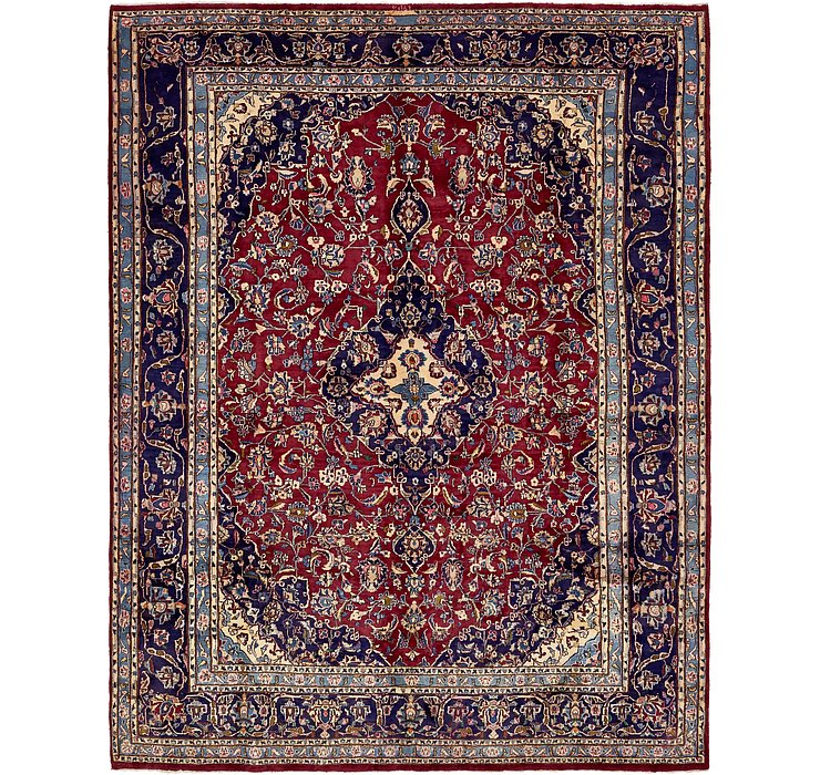 HandKnotted 9' 8 x 12' 6 Mashad Persian Rug