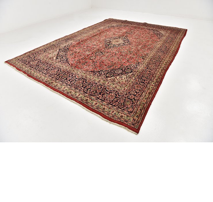 HandKnotted 9' 7 x 13' 3 Mashad Persian Rug