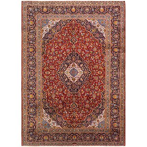 10' 3 x 14' 5 Kashan Persian Rug