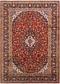 10' 3 x 14' 5 Kashan Persian Rug thumbnail