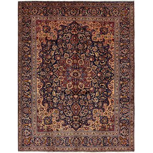 HandKnotted 9' 8 x 12' 10 Mashad Persian Rug