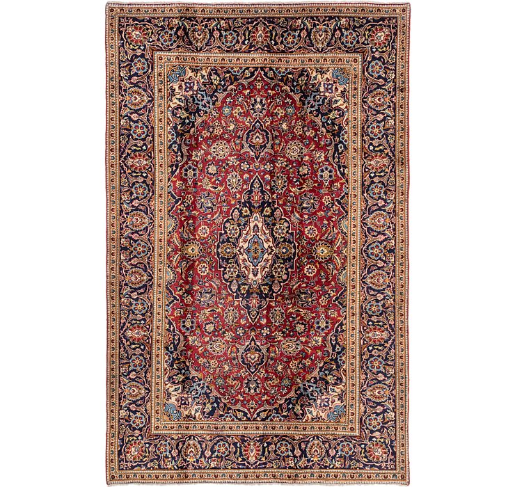6' 6 x 10' 6 Kashan Persian Rug