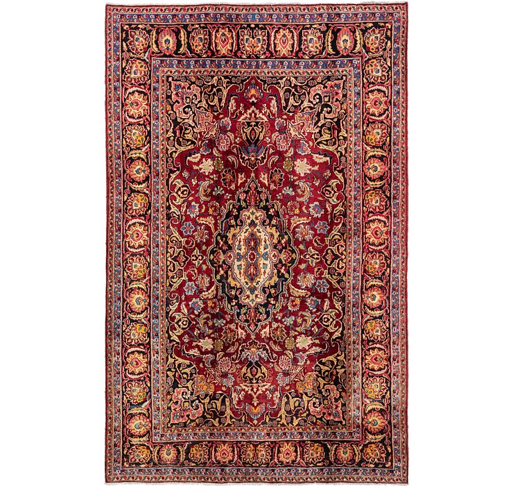 6' 4 x 10' 2 Mashad Persian Rug