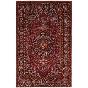 HandKnotted 6' 4 x 9' 10 Mashad Persian Rug
