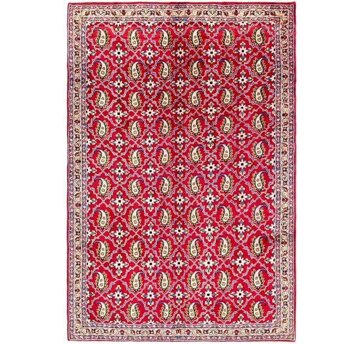 6' 7 x 9' 9 Isfahan Persian Rug