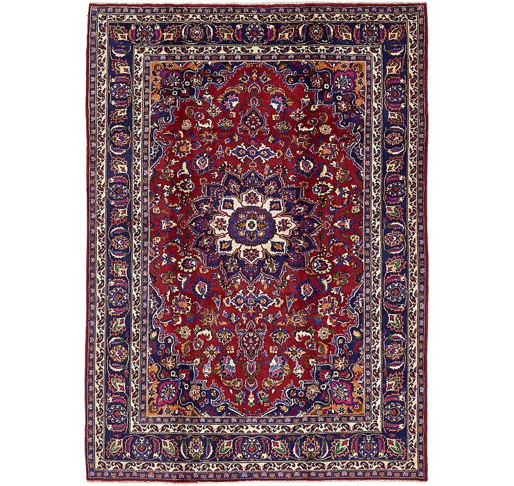 6' 7 x 9' 1 Mashad Persian Rug