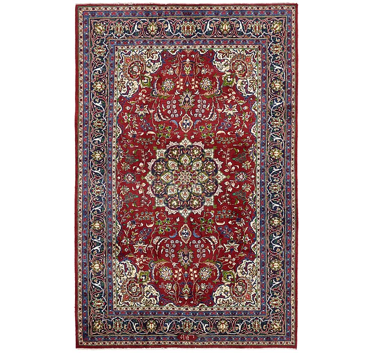 6' 6 x 10' Sarough Persian Rug