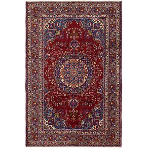 Unique Loom 6' 5 x 9' 8 Mashad Persian Rug
