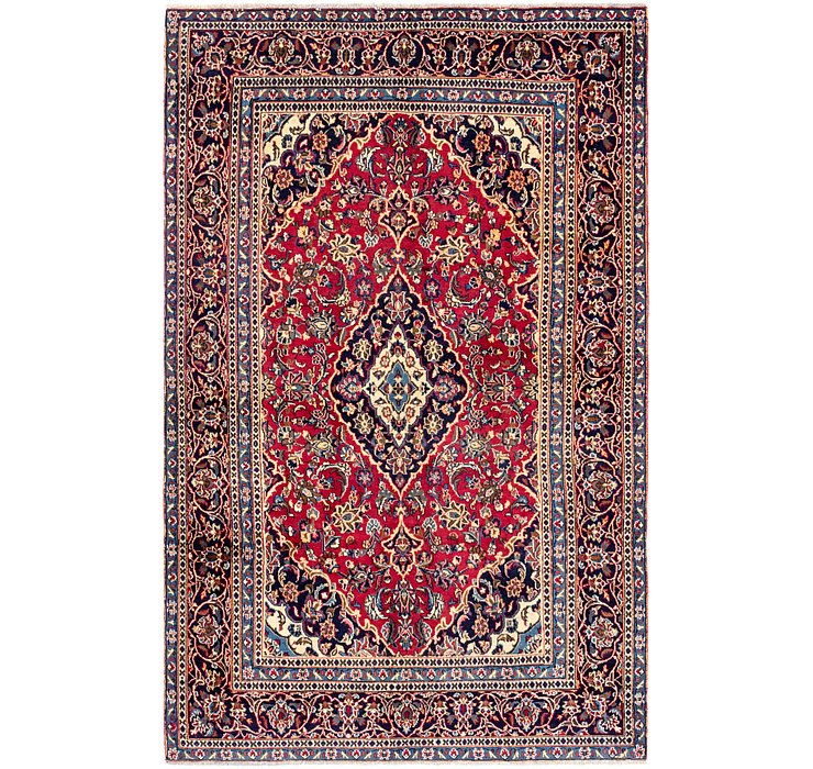 6' x 9' 7 Mashad Persian Rug