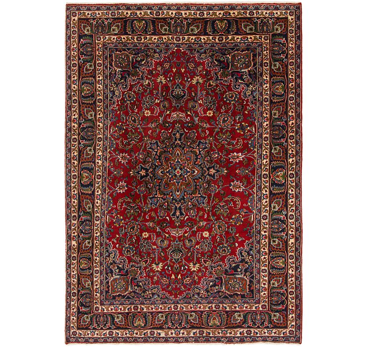 6' 5 x 9' 6 Mashad Persian Rug