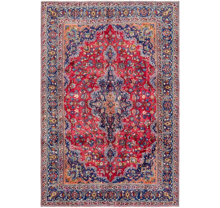 6' 2 x 9' 3 Mashad Persian Rug