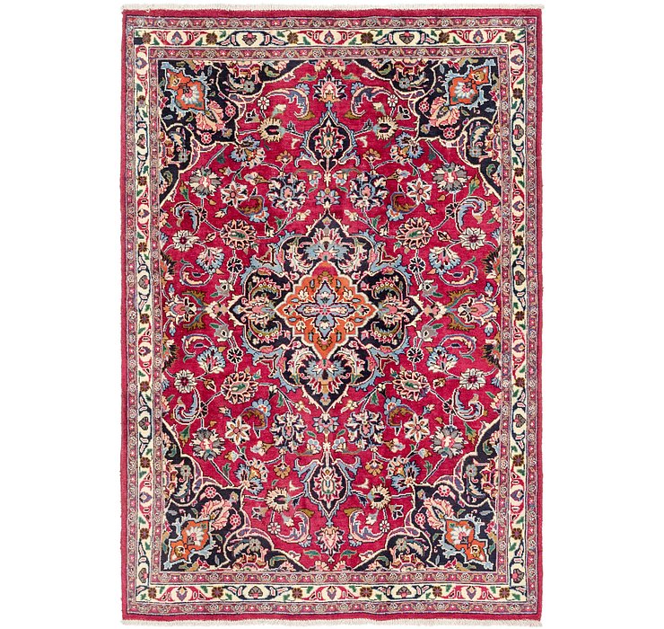 6' 7 x 9' 9 Mashad Persian Rug