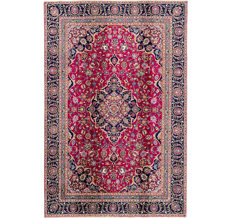 6' x 9' Mashad Persian Rug