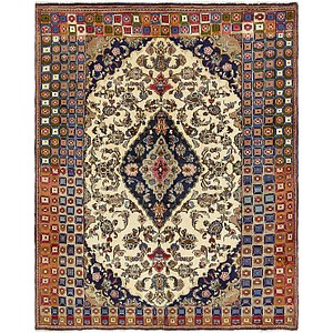 6' 5 x 8' Kashan Persian Rug