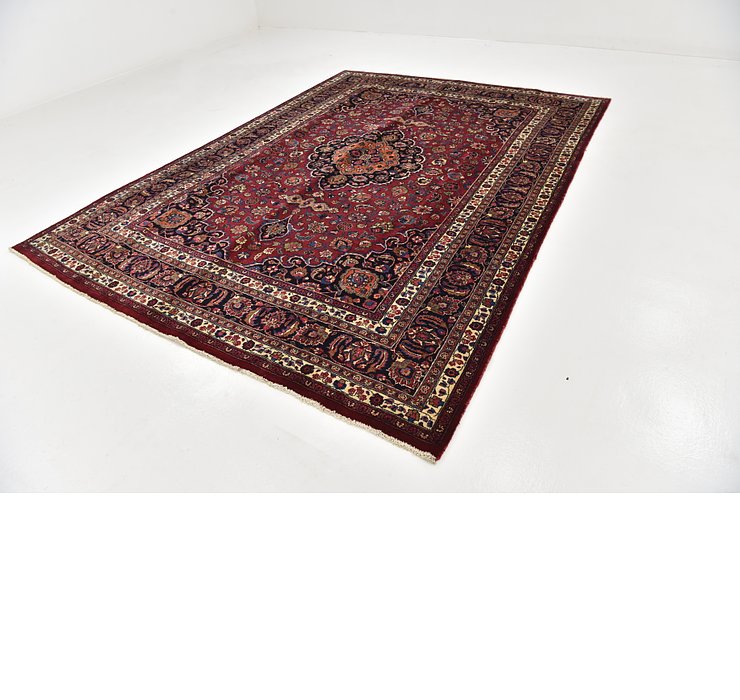 HandKnotted 8' x 11' Mashad Persian Rug