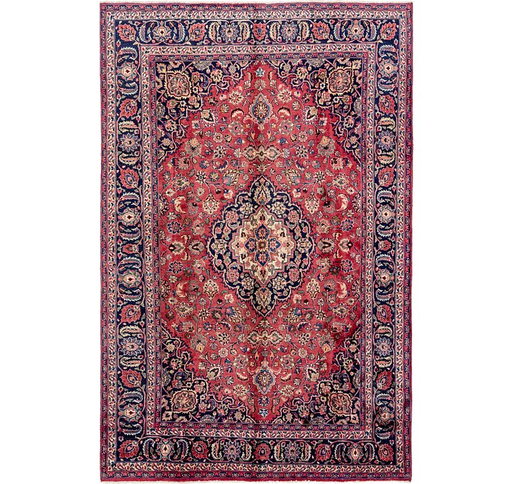 8' x 12' Mashad Persian Rug
