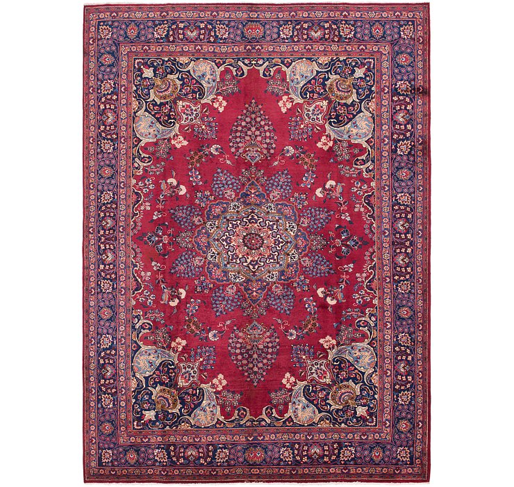 9' 6 x 13' Mashad Persian Rug