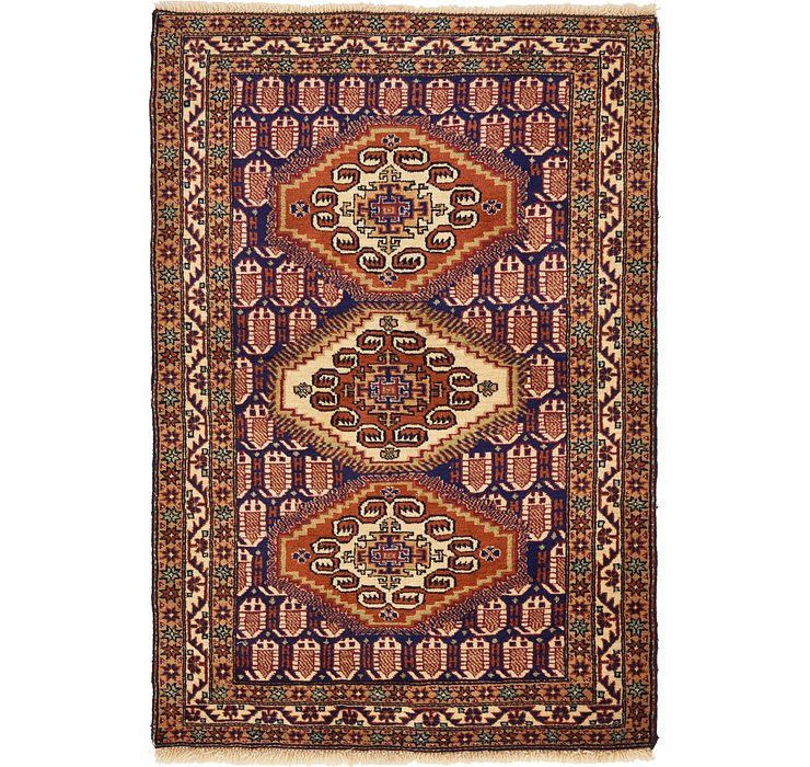3' 8 x 5' 3 Yalameh Persian Rug