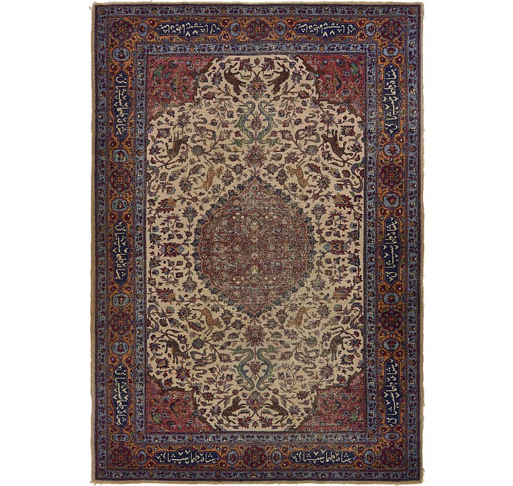 6' 4 x 9' 2 Isfahan Persian Rug