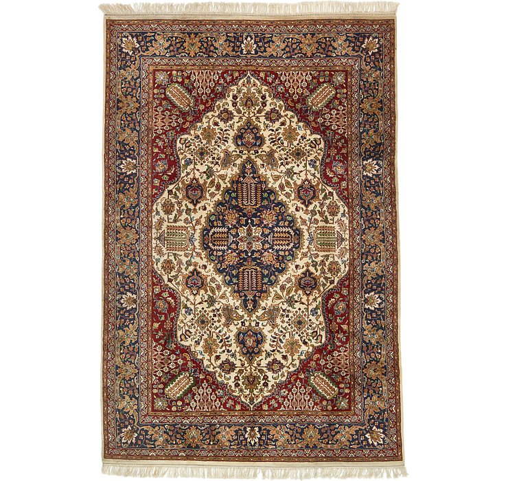 6' 7 x 10' Tabriz Oriental Rug