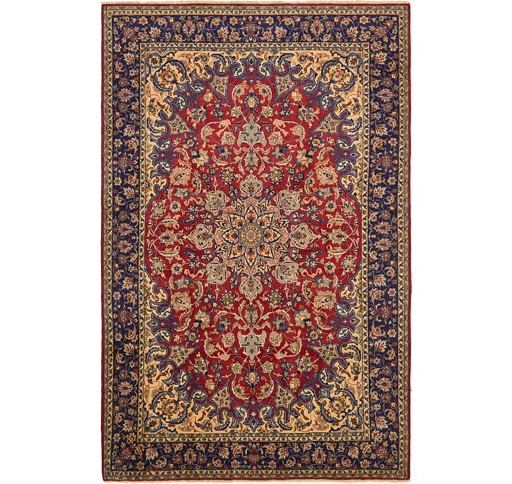 9' x 14' Isfahan Persian Rug
