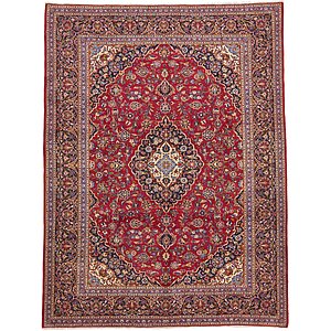 HandKnotted 9' 7 x 12' 8 Kashan Persian Rug