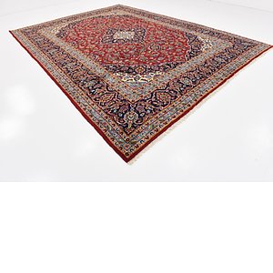HandKnotted 9' 7 x 13' Kashan Persian Rug