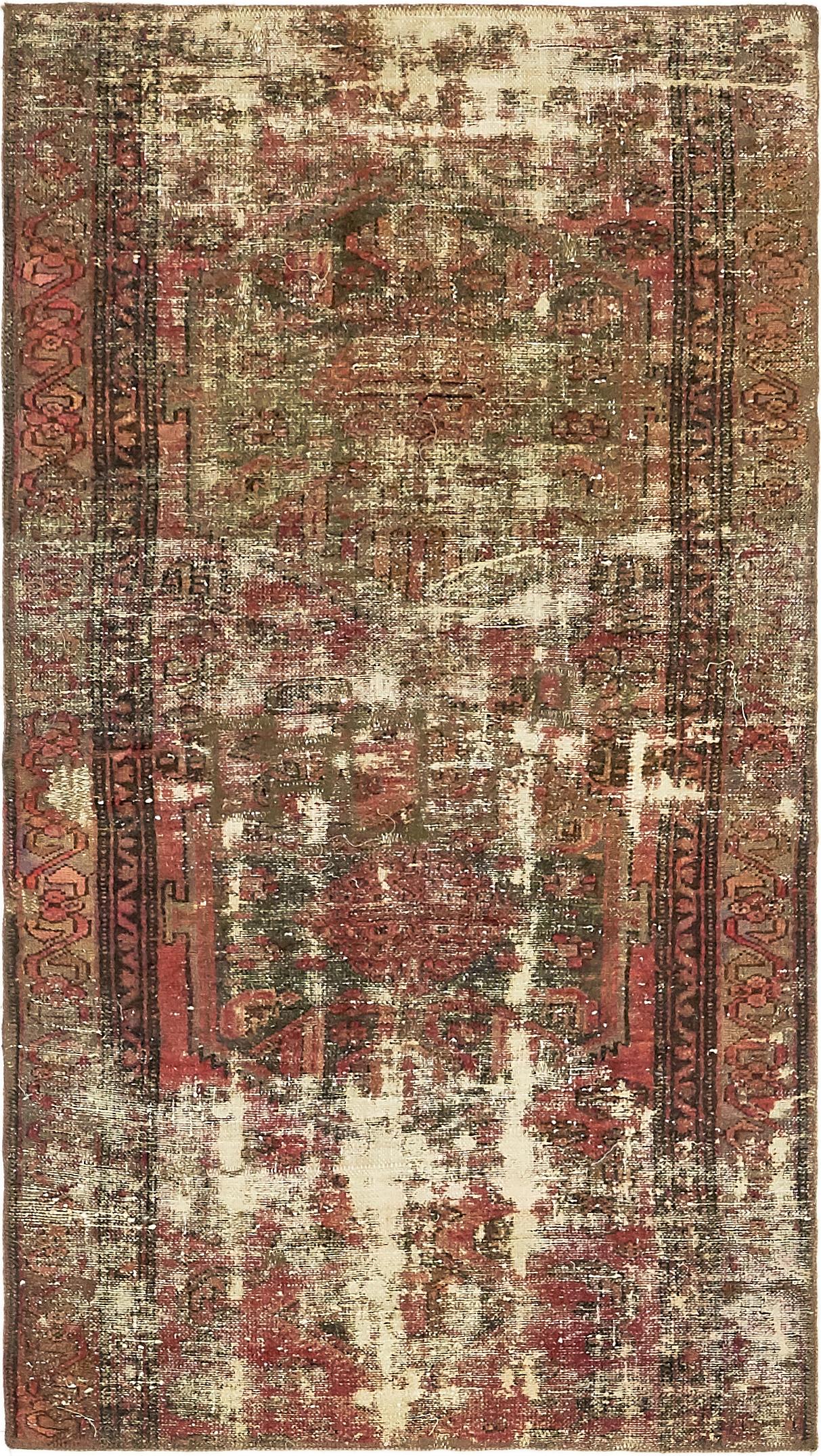 Beige 3' 2 x 6' Ultra Vintage Persian Rug eSaleRugs