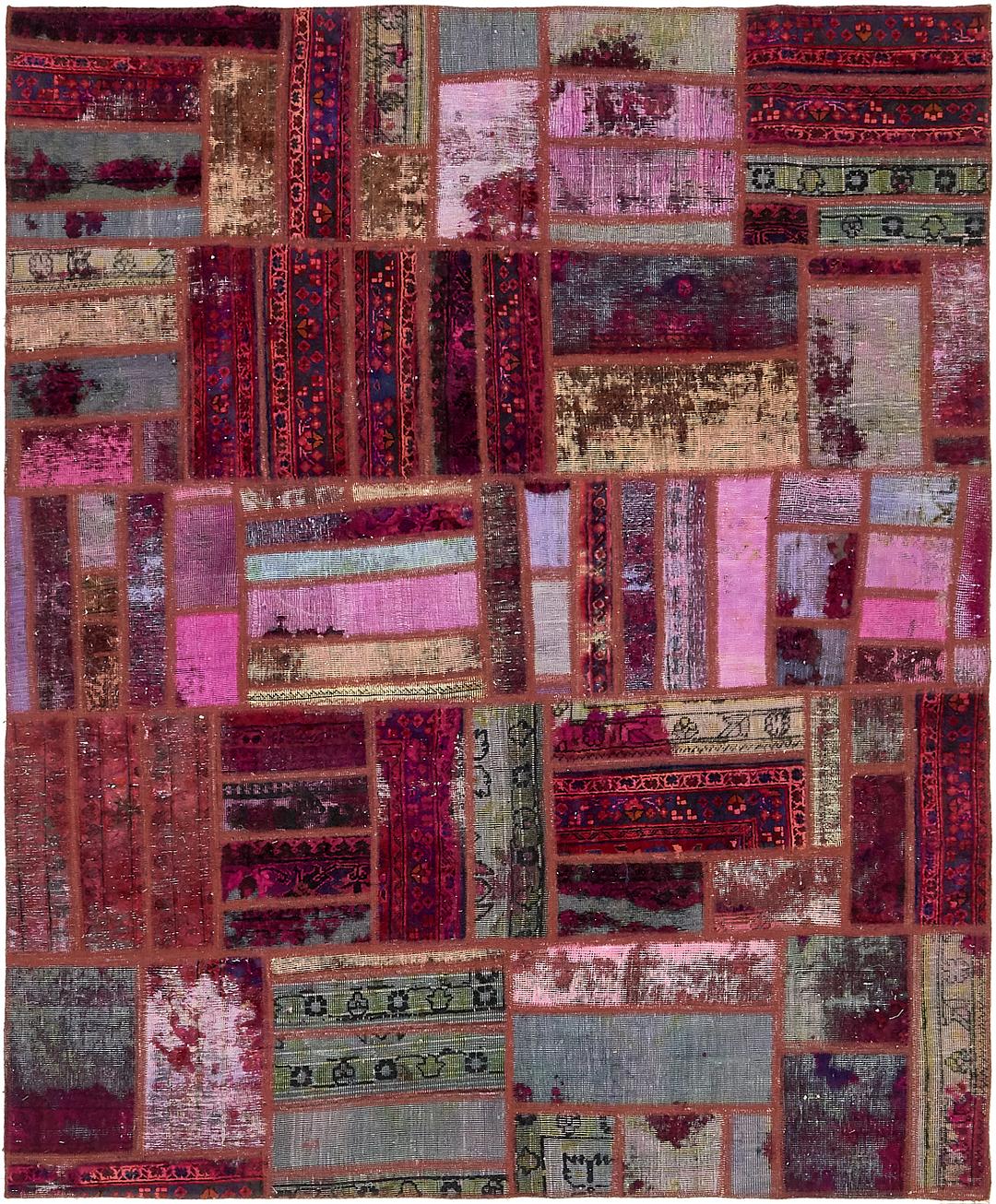 Multi 6' 3 x 7' 5 Ultra Vintage Persian Rug Persian Rugs eSaleRugs