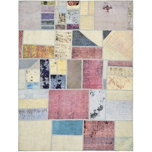 HandKnotted 5' 9 x 7' 7 Ultra Vintage Persian Rug