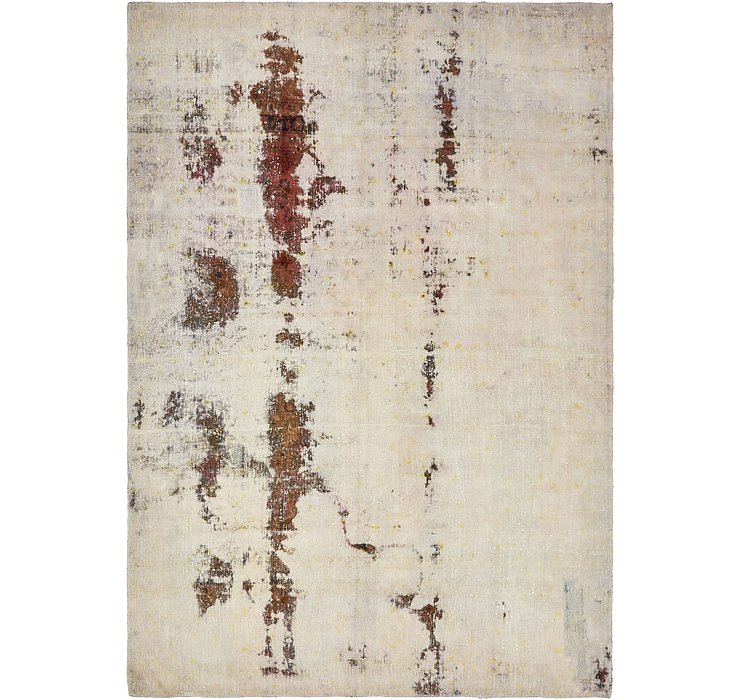 HandKnotted 6' 7 x 9' 3 Ultra Vintage Persian Rug