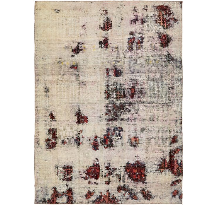 6' 9 x 9' 3 Ultra Vintage Persian Rug