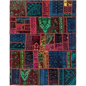 Unique Loom 6' x 7' 7 Ultra Vintage Persian Rug