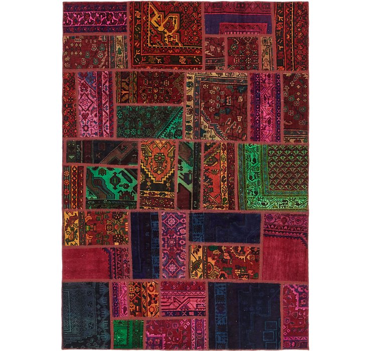 HandKnotted 5' 6 x 7' 9 Ultra Vintage Persian Rug