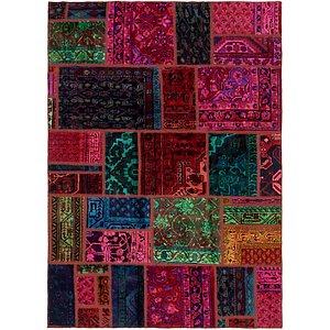 HandKnotted 5' 7 x 7' 10 Ultra Vintage Persian Rug