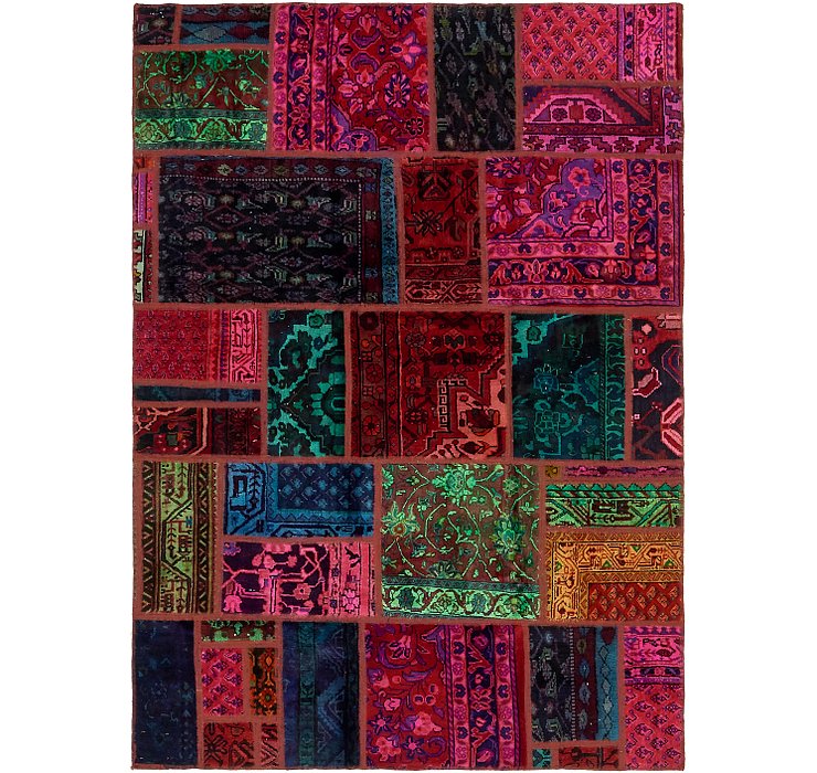 HandKnotted 5' 7 x 7' 10 Ultra Vintage Persian Rug