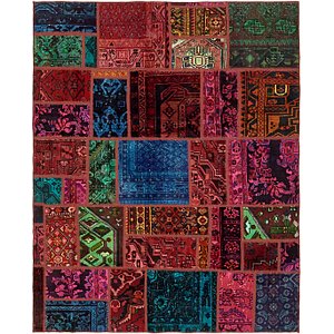Unique Loom 6' x 7' 5 Ultra Vintage Persian Rug