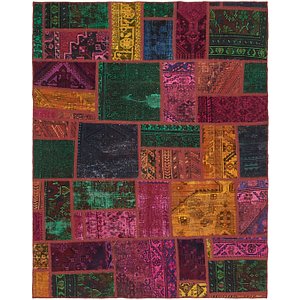 HandKnotted 5' 10 x 7' 6 Ultra Vintage Persian Rug