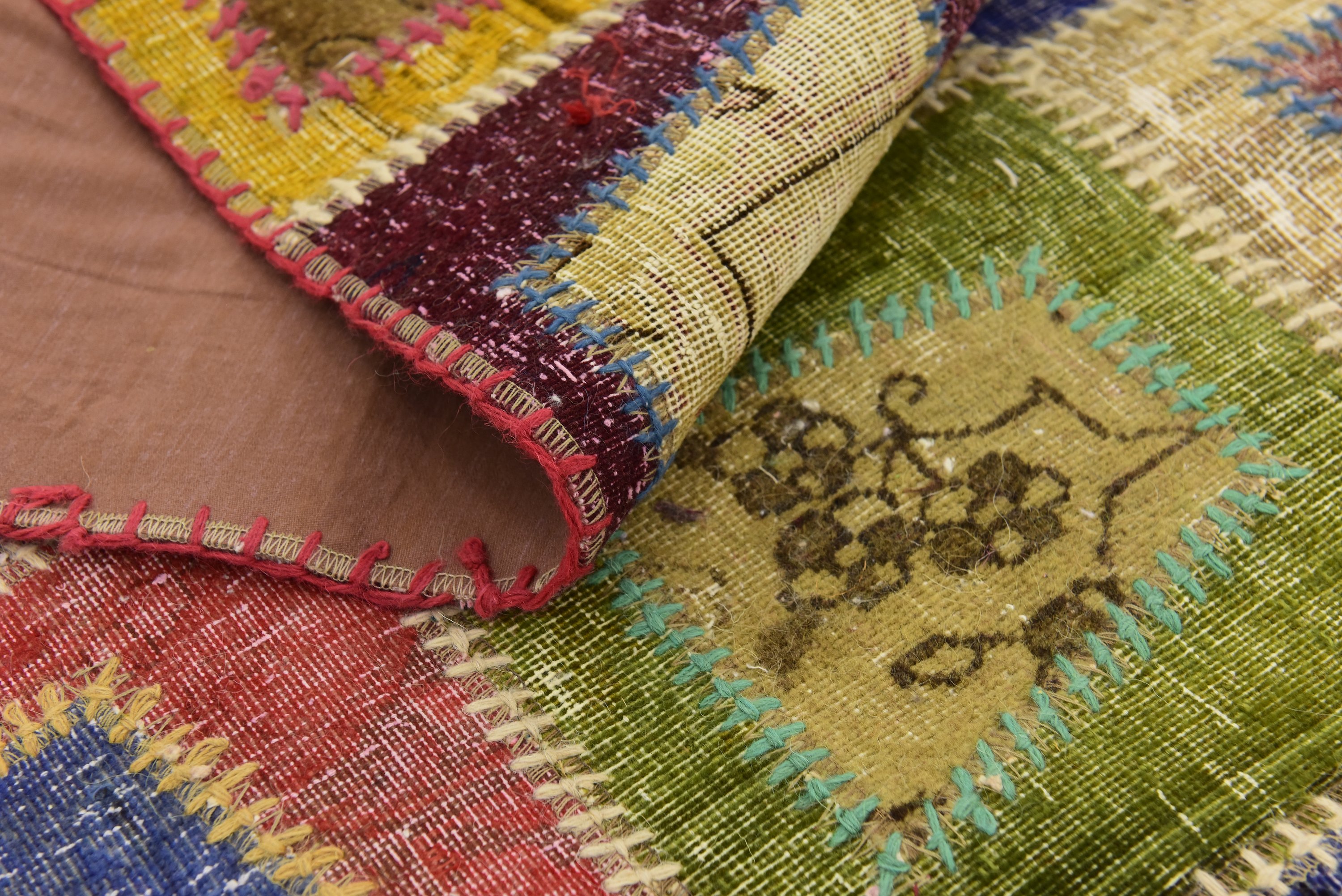 Multi 8' 3 x 10' Ultra Vintage Persian Rug Persian Rugs eSaleRugs