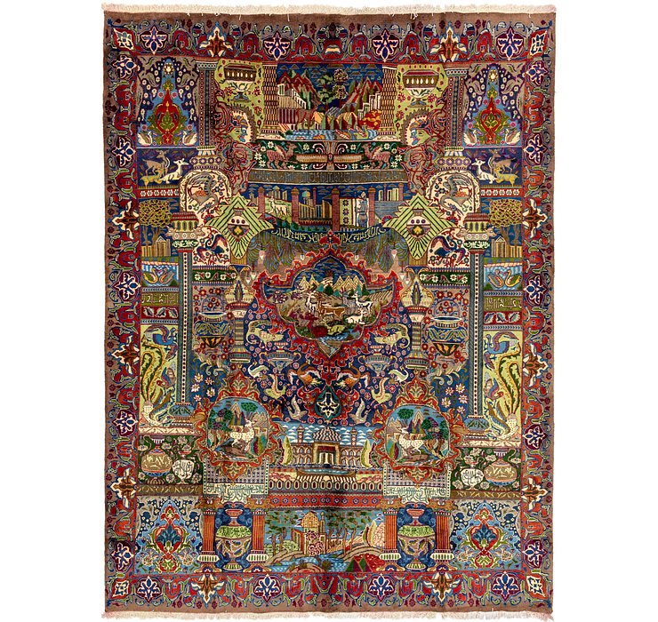 9' 7 x 13' 8 Kashmar Persian Rug