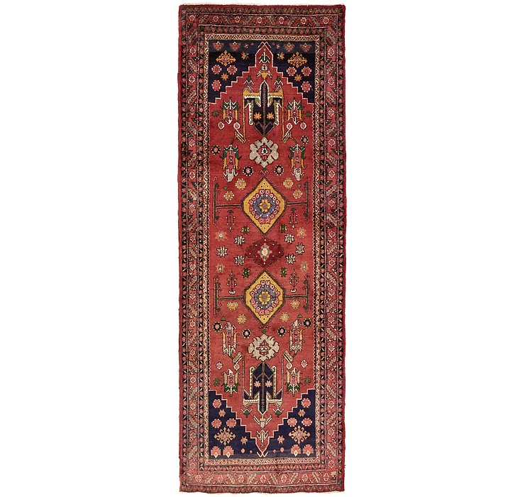 3' 9 x 10' 9 Gholtogh Persian Runner...