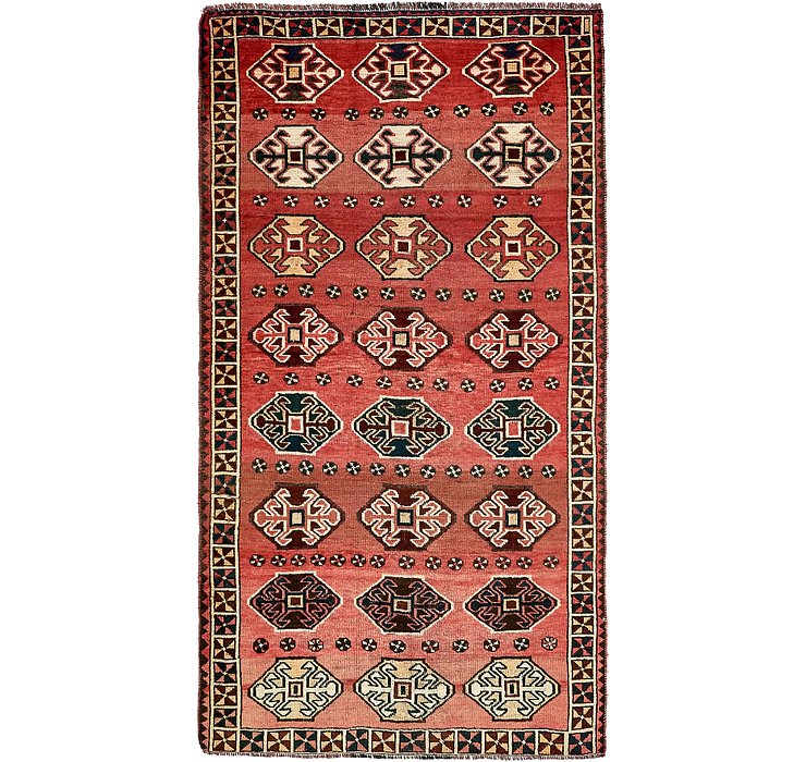 5' 3 x 9' 8 Shiraz-Lori Persian Rug