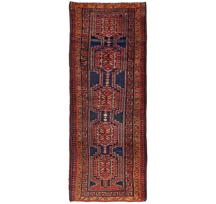 3' 7 x 9' 8 Meshkin Persian Runner ...