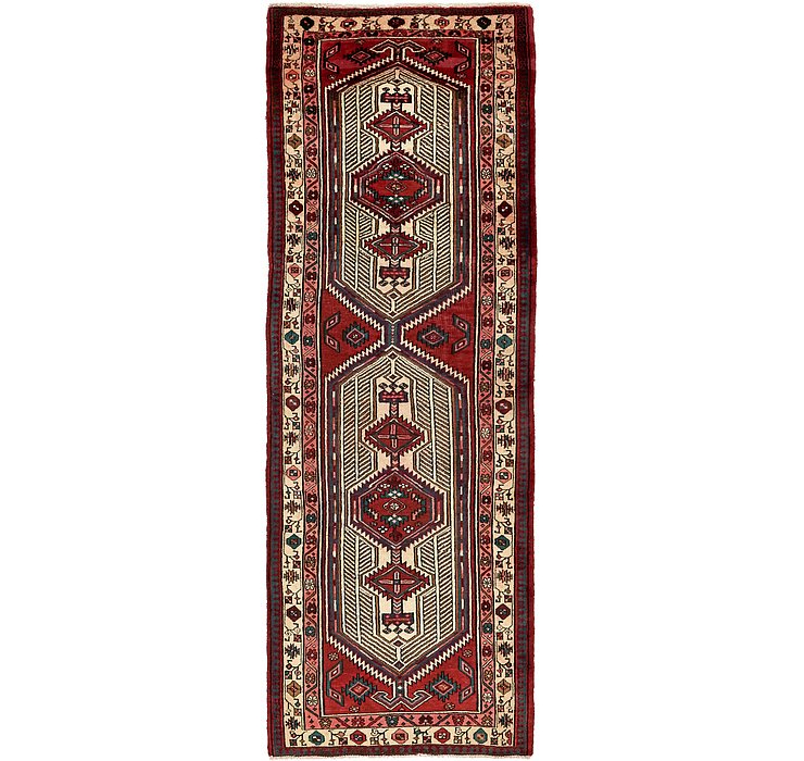 3' 7 x 10' 9 Meshkin Persian Runner ...