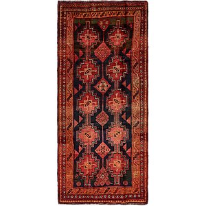 HandKnotted 4' 5 x 9' 9 Shiraz-Lori Persian Run...